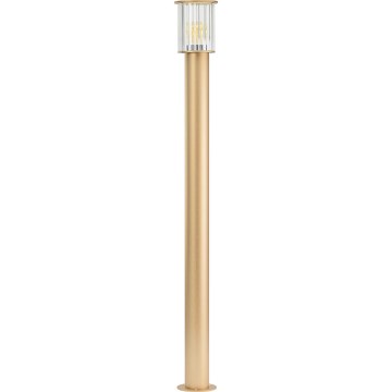 Argon 8754 - Λάμπα εξωτερικού χώρου NORFOLK 1xE27/15W/230V IP44 124cm χρυσό