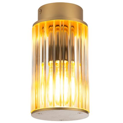 Argon 8774 - Φωτιστικό οροφής εξωτερικού χώρου NORFOLK 1xE27/15W/230V IP44 χρυσό