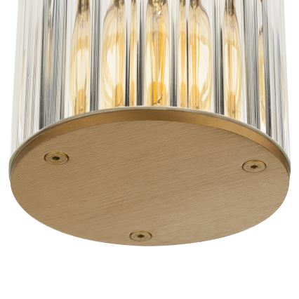 Argon 8774 - Φωτιστικό οροφής εξωτερικού χώρου NORFOLK 1xE27/15W/230V IP44 χρυσό