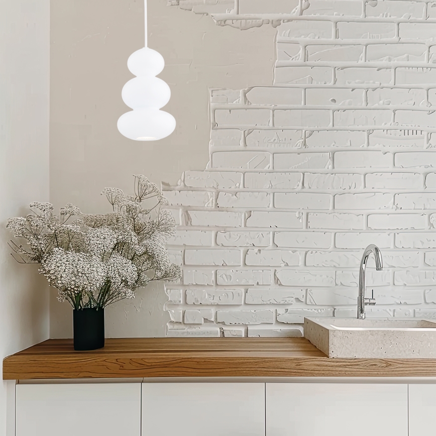 Argon 8824 - Κρεμαστό φωτιστικό οροφής ORLANDO 1xGU10/5W/230V λευκό