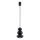 Argon 8827 - Κρεμαστό φωτιστικό οροφής ORLANDO 1xGU10/5W/230V μαύρο