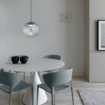 Argon 8830 - Κρεμαστό φωτιστικό οροφής SACRAMENTO 1xGX53/8W/230V πράσινο/φιμέ