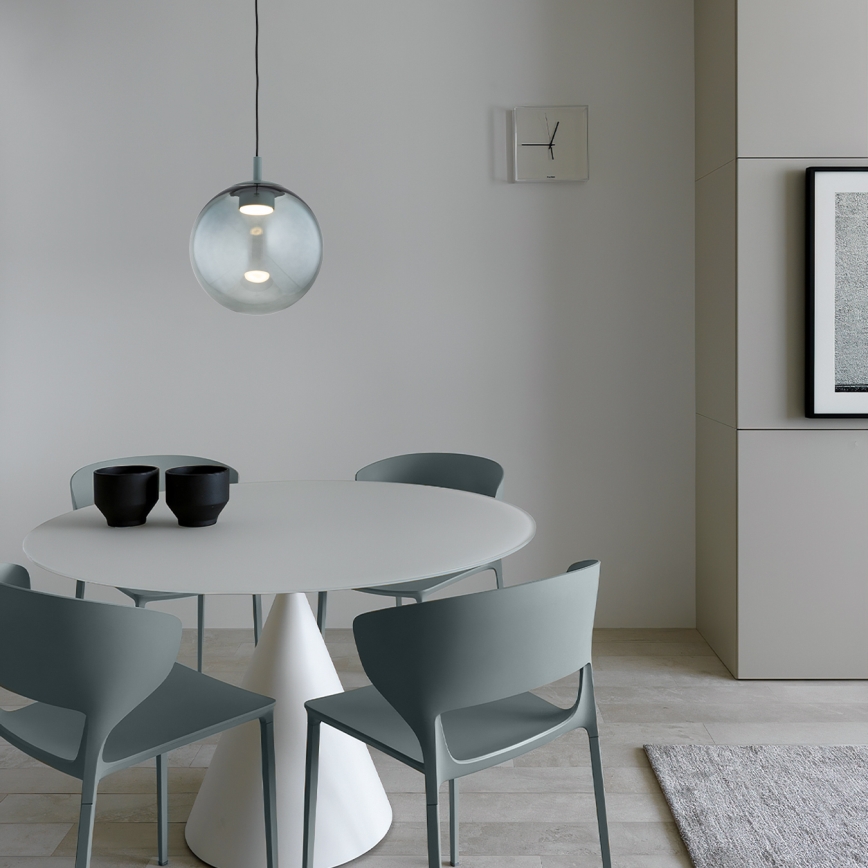 Argon 8830 - Κρεμαστό φωτιστικό οροφής SACRAMENTO 1xGX53/8W/230V πράσινο/φιμέ