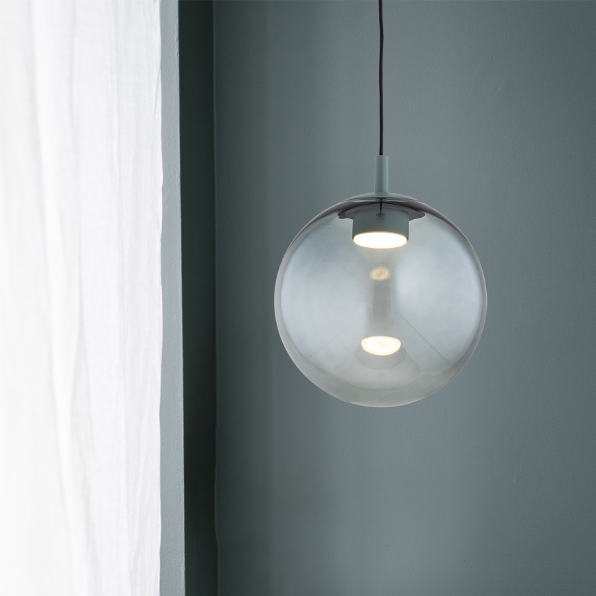 Argon 8830 - Κρεμαστό φωτιστικό οροφής SACRAMENTO 1xGX53/8W/230V πράσινο/φιμέ