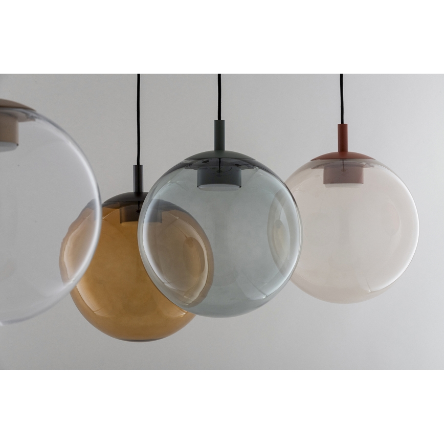 Argon 8830 - Κρεμαστό φωτιστικό οροφής SACRAMENTO 1xGX53/8W/230V πράσινο/φιμέ