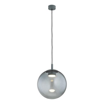 Argon 8830 - Κρεμαστό φωτιστικό οροφής SACRAMENTO 1xGX53/8W/230V πράσινο/φιμέ