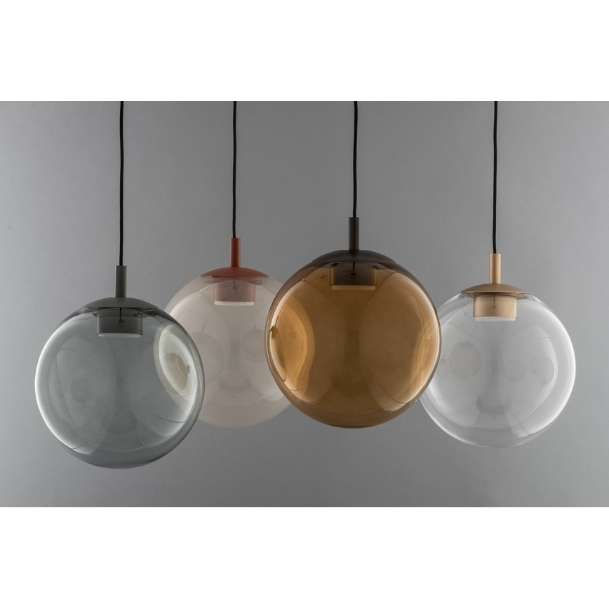 Argon 8831 - Κρεμαστό φωτιστικό οροφής SACRAMENTO 1xGX53/8W/230V καφέ/φιμέ