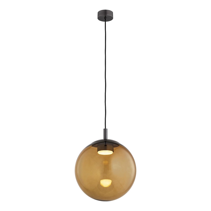 Argon 8831 - Κρεμαστό φωτιστικό οροφής SACRAMENTO 1xGX53/8W/230V καφέ/φιμέ