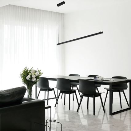 Argon 8835 -  Κρεμαστό φωτιστικό οροφής LED MIAMI LED/37W/230V 3000K μαύρο