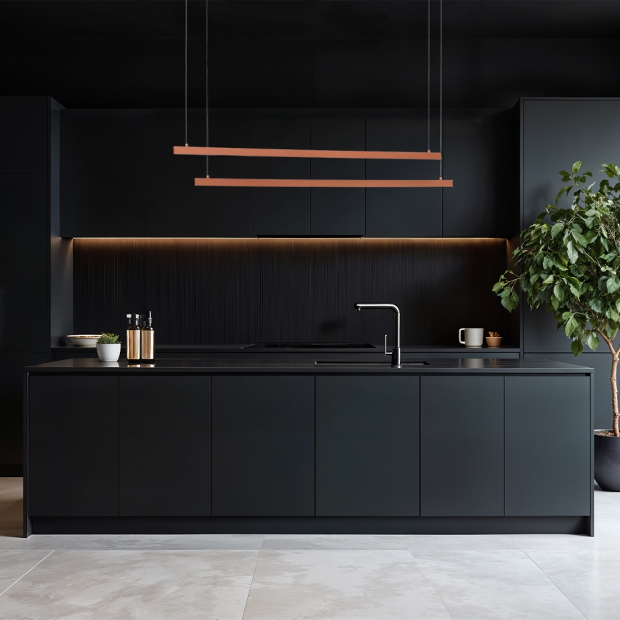 Argon 8837 -  Κρεμαστό φωτιστικό οροφής LED MIAMI LED/74W/230V 3000K καφέ