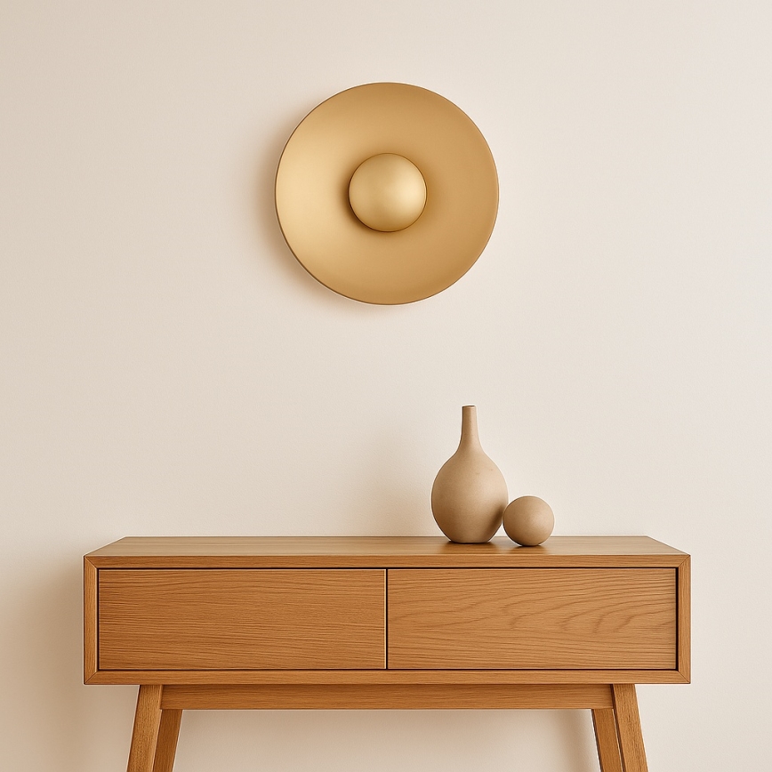 Argon 8865 - LED επιτοίχιο φωτιστικό BOLTON LED/12,5W/230V 3000K χρυσό