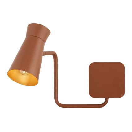 Argon 8882 - Επιτοίχιο φωτιστικό LORD 1xE14/7W/230V, τερακότα