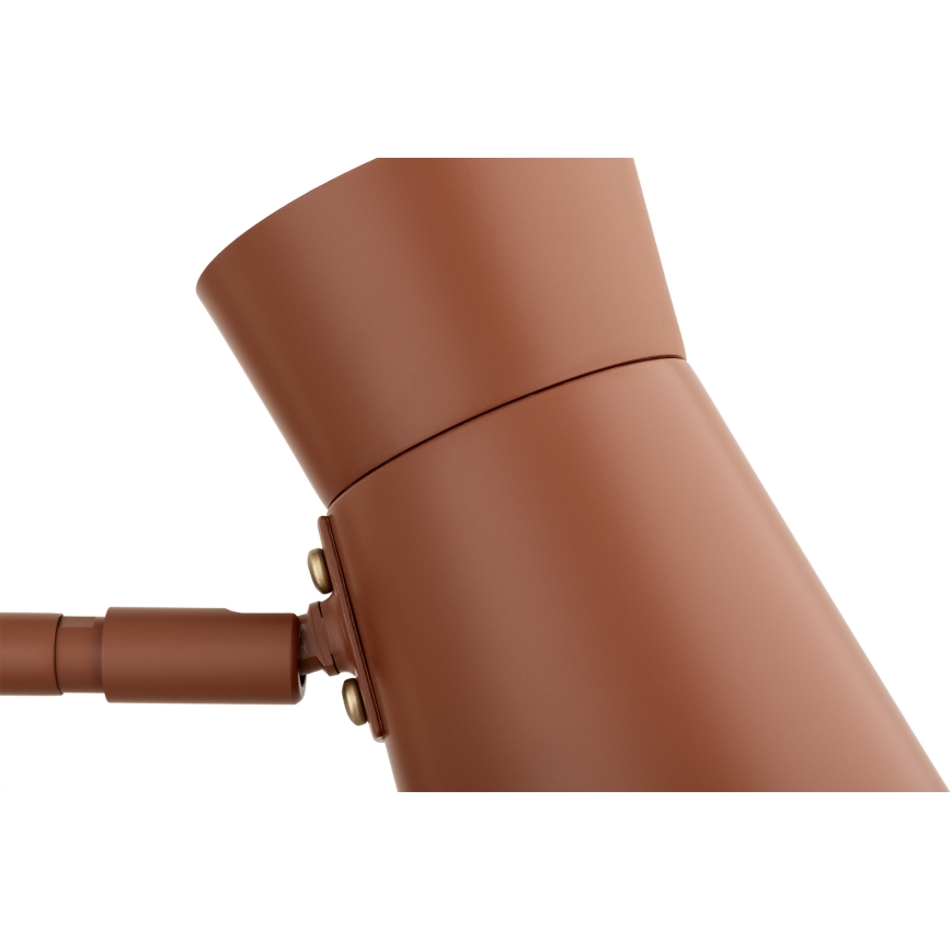 Argon 8882 - Επιτοίχιο φωτιστικό LORD 1xE14/7W/230V, τερακότα