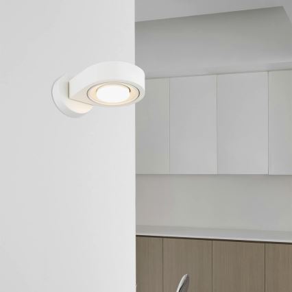 Argon 8897 - Επιτοίχιο φωτιστικό LOTUS, 1xGX53/12W/230V, λευκό