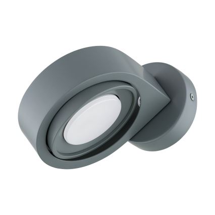 Argon 8898 - Επιτοίχιο φωτιστικό LOTUS 1xGX53/12W/230V γκρι