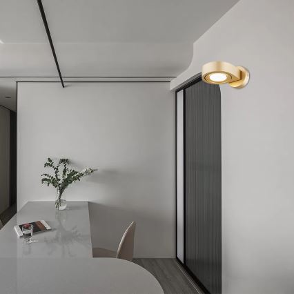 Argon 8899 - Επιτοίχιο φωτιστικό LOTUS 1xGX53/12W/230V χρυσό