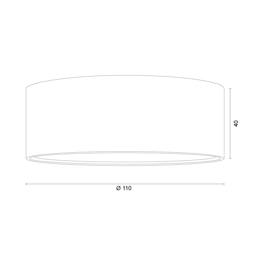 Argon 8903 - Φωτιστικό οροφής ELORA 1xGX53/7W/230V, διάμ. 11 cm, χρυσό