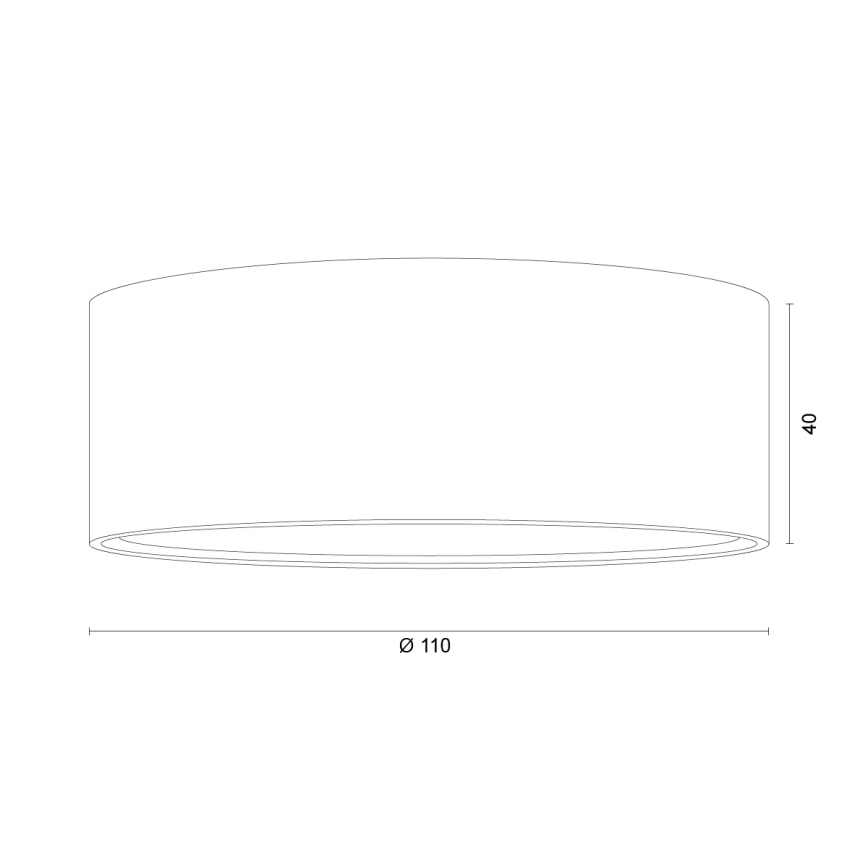 Argon 8915 - Φωτιστικό οροφής ELORA 1xGX53/7W/230V διάμ. 11 cm λευκό