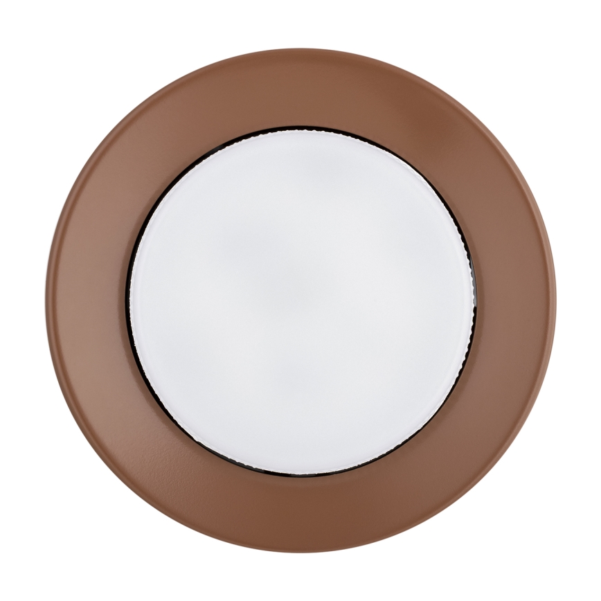 Argon 8916 - Φωτιστικό οροφής ELORA 1xGX53/7W/230V Ø 11 cm τερακότα