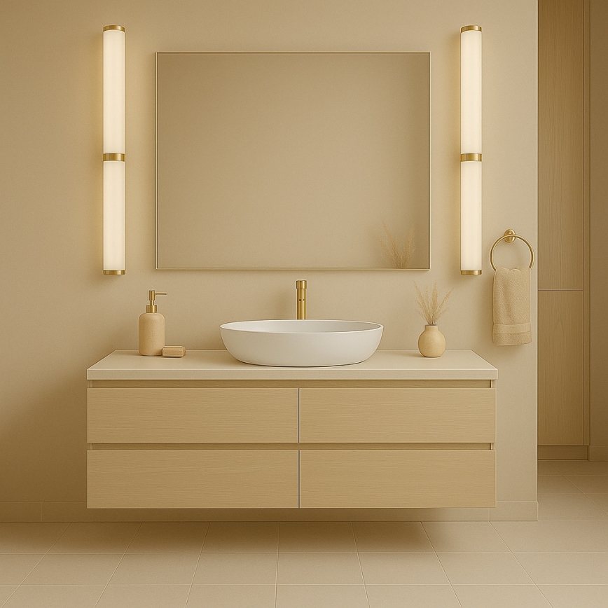 Argon 8926 - LED φωτισμός για καθρέφτη μπάνιου BATUMI LED/24W/230V 3000K IP44 σε χρυσό