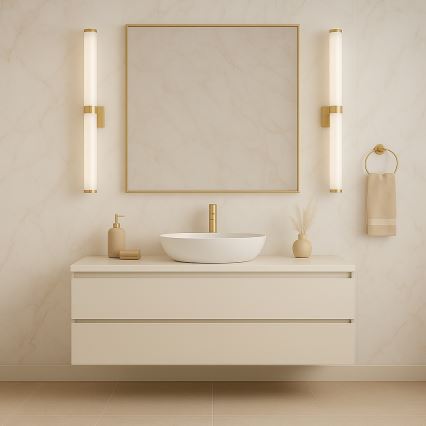 Argon 8926 - LED φωτισμός για καθρέφτη μπάνιου BATUMI LED/24W/230V 3000K IP44 σε χρυσό