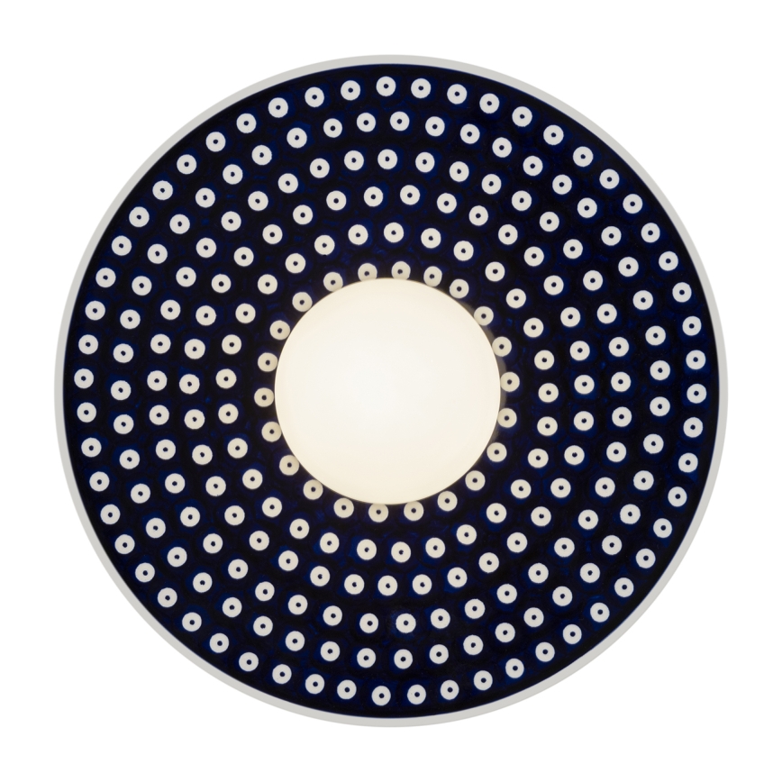 Argon 8935 - Επιτοίχιο φωτιστικό BOLL 1xG9/6W/230V μπλε