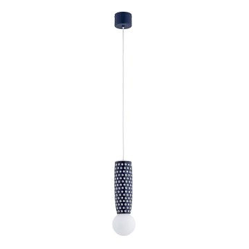 Argon 8937 - Κρεμαστό φωτιστικό με καλώδιο BOLL 1xG9/6W/230V μπλε
