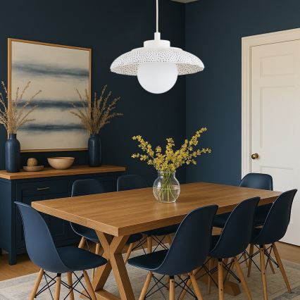 Argon 8947 - Κρεμαστό φωτιστικό με καλώδιο BOLL 1xG9/6W/230V λευκό