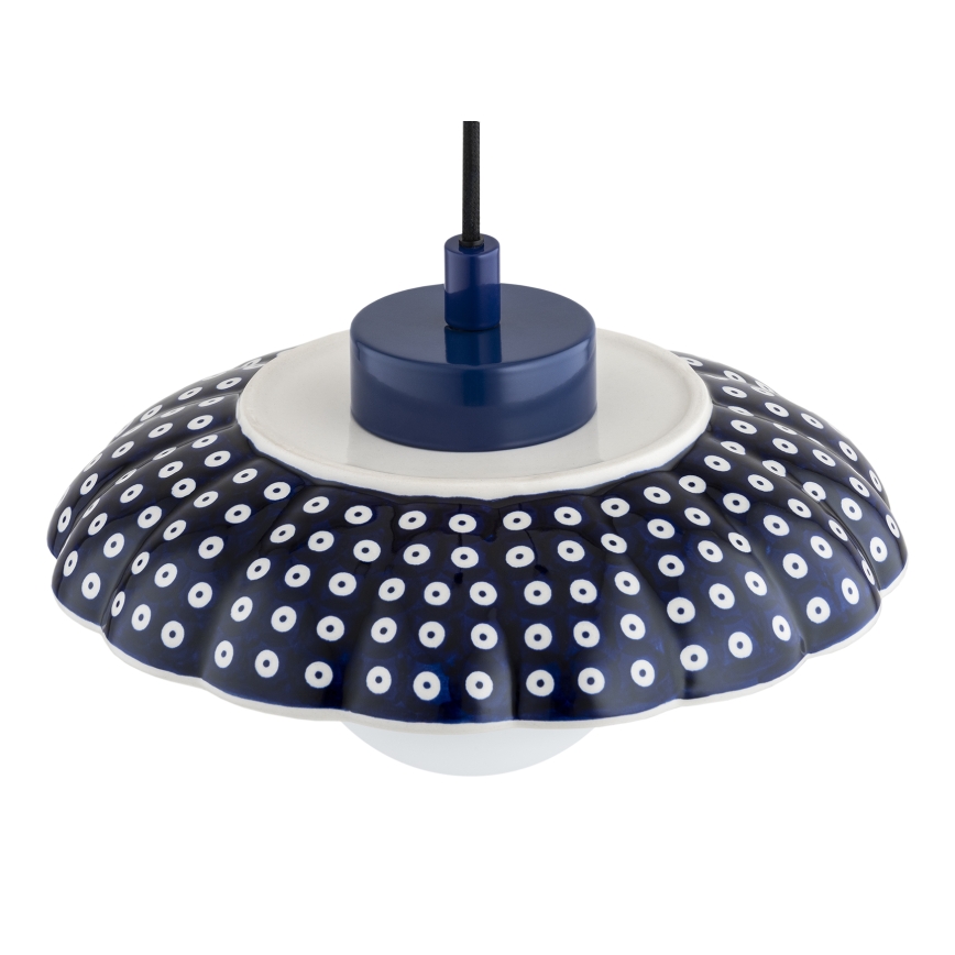 Argon 8948 - Κρεμαστό φωτιστικό BOLL με καλώδιο, 1xG9/6W/230V, μπλε