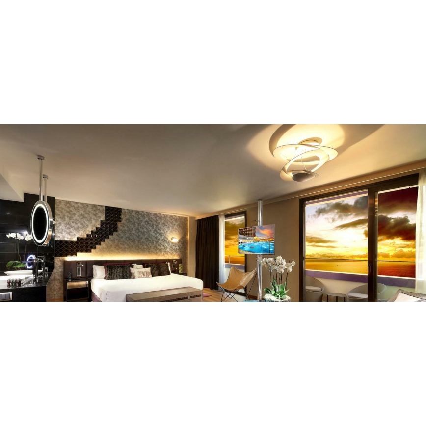 Artemide 1253120A - LED Dimmable φωτιστικό οροφής PIRCE LED/44W/230V 3000K χρυσό