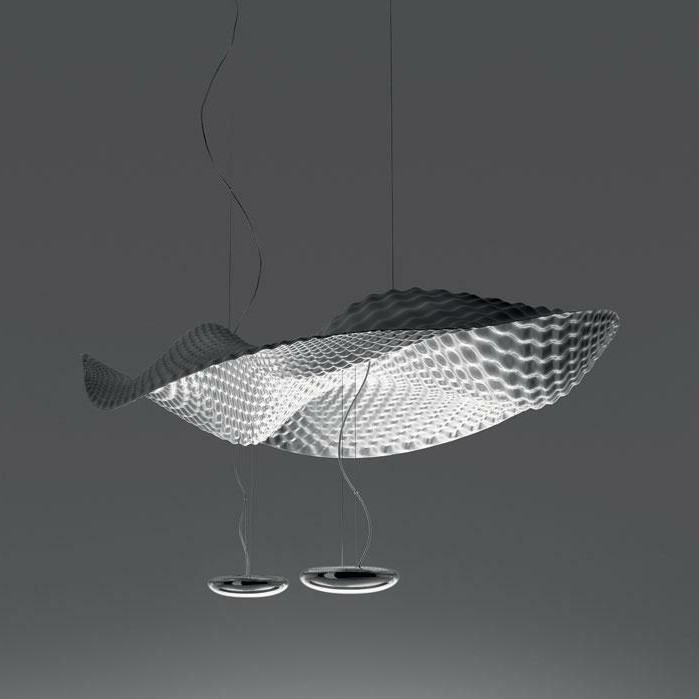 Artemide 1513010A - Κρεμαστό φωτιστικό οροφής COSMIC ΑΓΓΕΛΟΣ 2xR7s/11W/230V γυαλιστερό χρώμιο