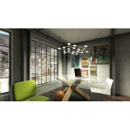 Artemide 1575050APP - Led Dimmable κρεμαστό φωτιστικό οροφής NET LED/43W/230V διάμετρος 65 cm 3000K