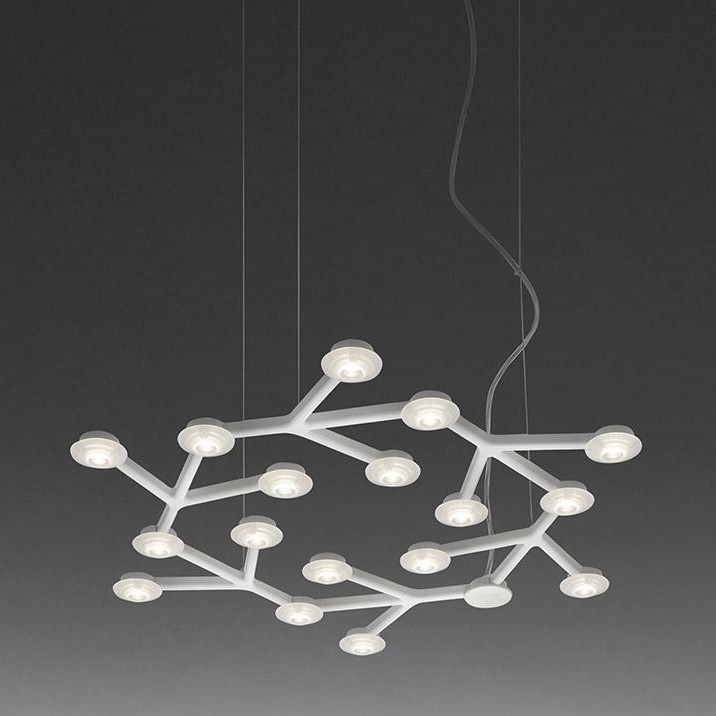 Artemide 1575050APP - Led Dimmable κρεμαστό φωτιστικό οροφής NET LED/43W/230V διάμετρος 65 cm 3000K