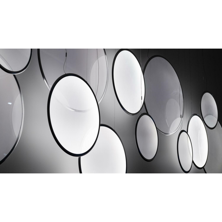 Artemide 1994310APP - LED RGBW Κρεμαστό φωτιστικό οροφής ντιμαριζόμενο DISCOVERY LED/79W/230V 2700-6500K ανθρακί