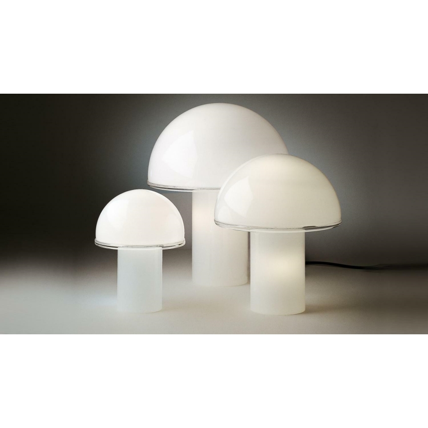 Artemide A006300 - Eπιτραπέζιο φωτιστικό ONFALE 1xE14/5W/230V + 1xE27/13W λευκό