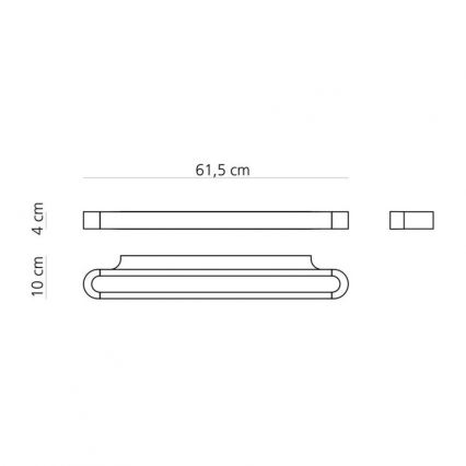 Artemide AR 1913050A - Φως τοίχου LED TALO 60 1xLED/25W/230V