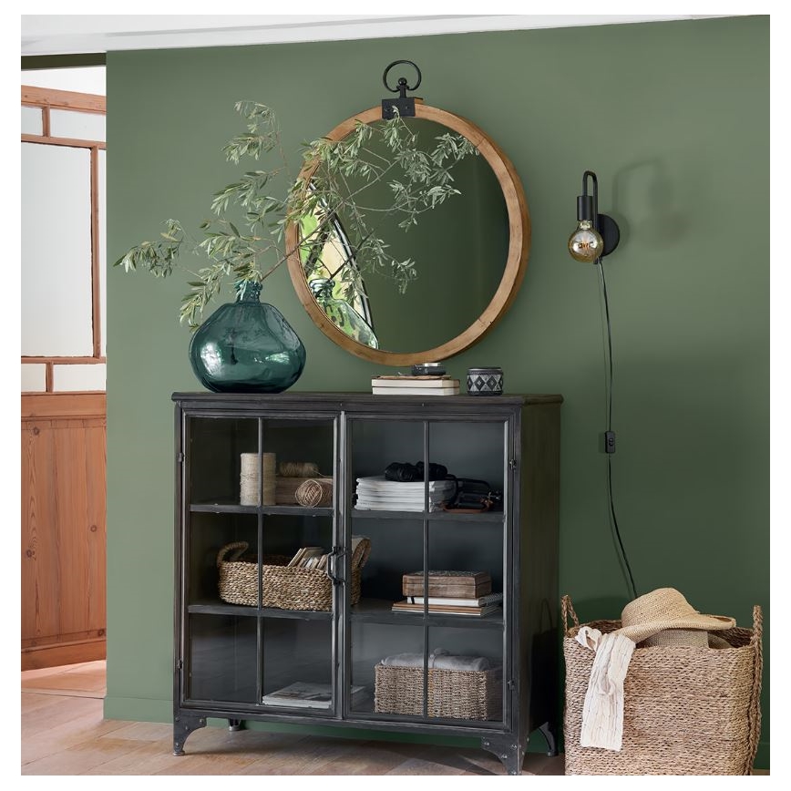 Atmosphera - Λάμπα τοίχου KELI 1xE27/40W/230V μαύρο