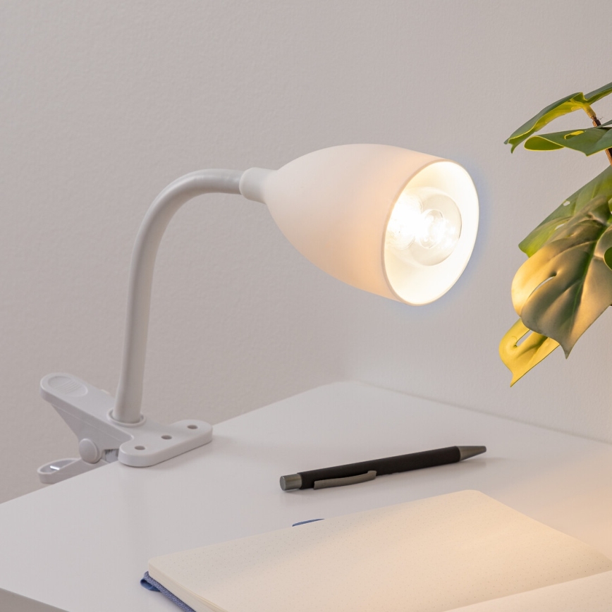 Atmosphera - Λάμπα με κλιπ SILY 1xE14/7W/230V λευκό