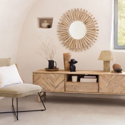 Atmosphera - Eπιτραπέζιο φωτιστικό ADRIA 1xE27/40W/230V γιούτα