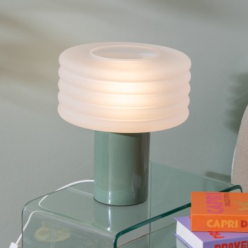 Atmosphera - Eπιτραπέζιο φωτιστικό ASTI 1xE27/60W/230V πράσινο