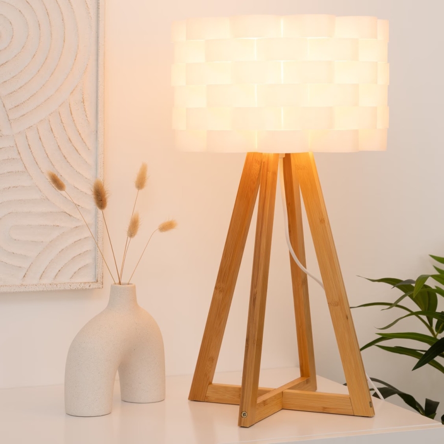 Atmosphera - Eπιτραπέζιο φωτιστικό MOKI 1xE14/40W/230V μπαμπού