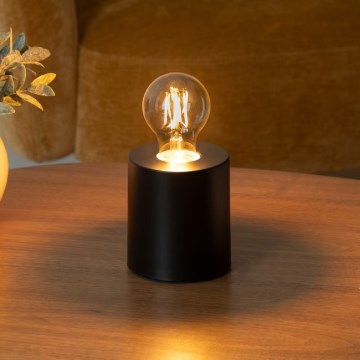 Atmosphera - Eπιτραπέζιο φωτιστικό SABA 1xE27/40W/230V μαύρο