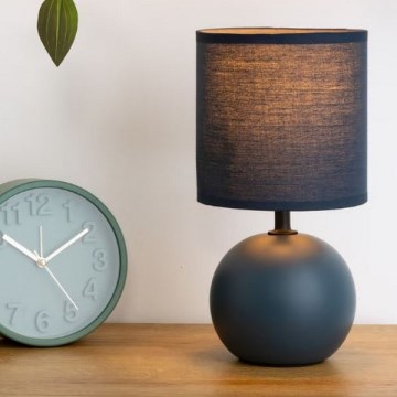 Atmosphera - Eπιτραπέζιο φωτιστικό TIMÉO 1xE14/60W/230V σκούρο μπλε