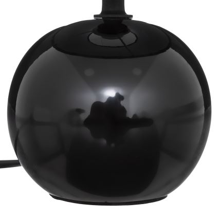 Atmosphera - Eπιτραπέζιο φωτιστικό TIMÉO 1xE14/60W/230V γυαλιστερό μαύρο