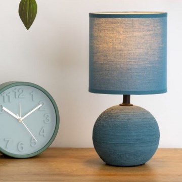 Atmosphera - Eπιτραπέζιο φωτιστικό TIMÉO 1xE14/60W/230V μπλε