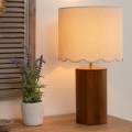 Atmosphera - Eπιτραπέζιο φωτιστικό VANIA 1xE27/40W/230V πεύκο