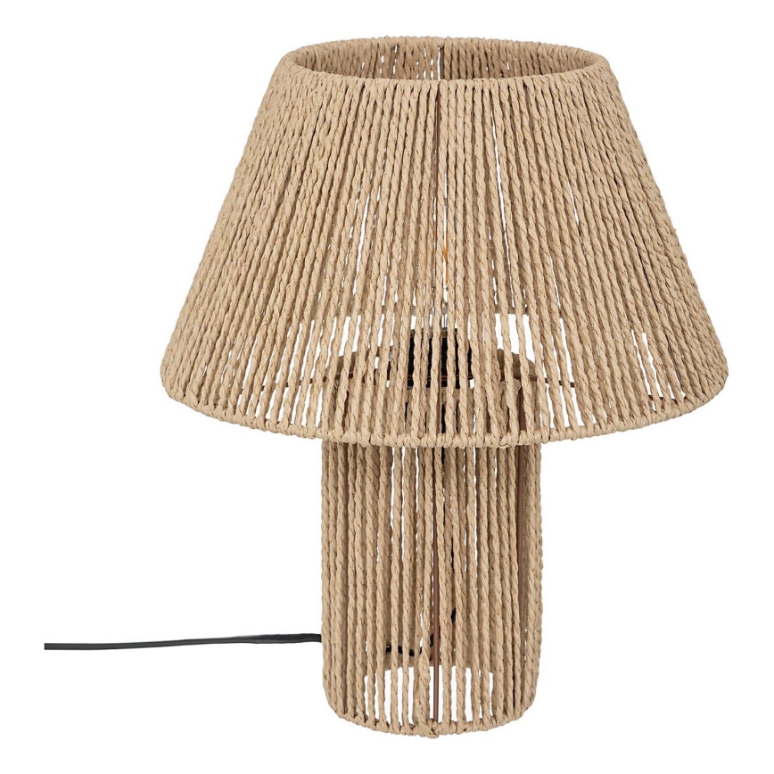 Atmosphera - Eπιτραπέζιο φωτιστικό ADRIA 1xE27/40W/230V γιούτα
