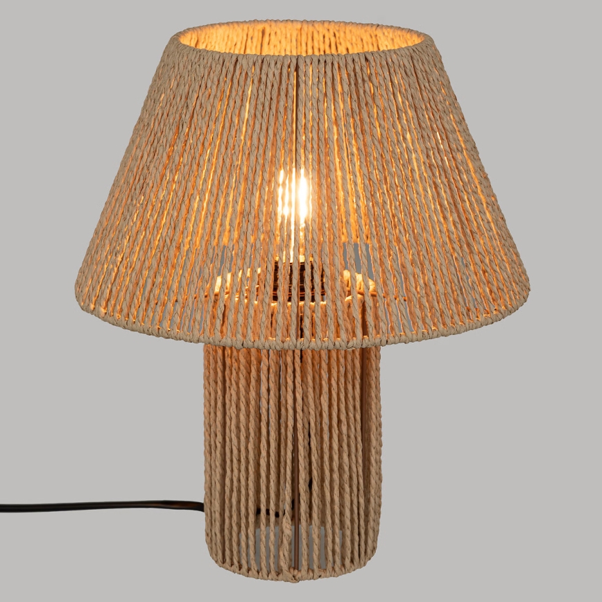 Atmosphera - Eπιτραπέζιο φωτιστικό ADRIA 1xE27/40W/230V γιούτα