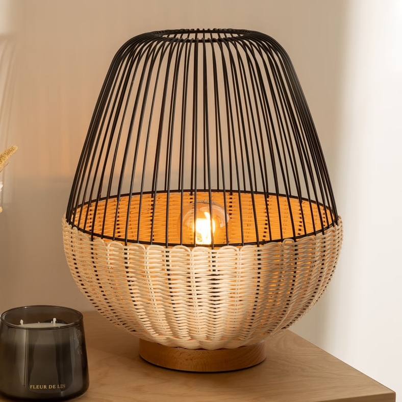 Atmosphera - Eπιτραπέζιο φωτιστικό ANEA 1xE27/40W/230V rattan