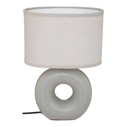 Atmosphera - Eπιτραπέζιο φωτιστικό BARU 1xE14/40W/230V γκρι